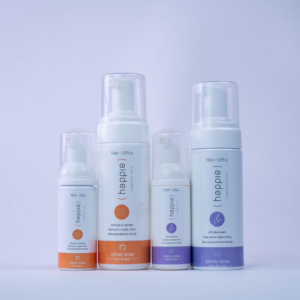 Kit Espumas íntimas com e sem enxágue 150 e 50 ml
